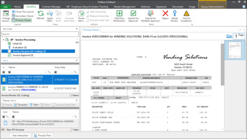 Workflow processing